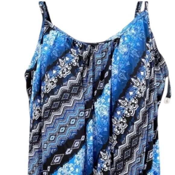 Swimwear for All Blouson Tankini Top - Picture 3 of 9